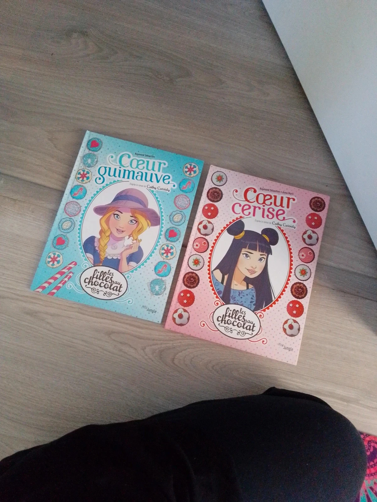 Lot de 2 bd coeur Cerise et cœur guimauve